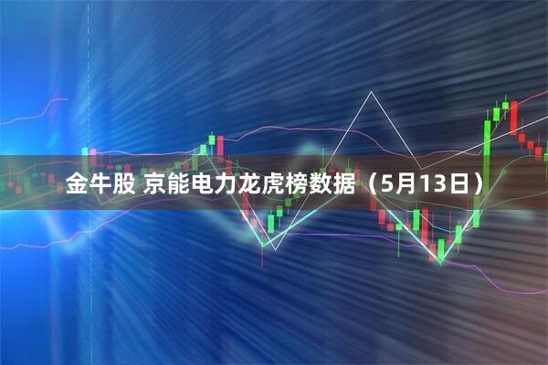 金牛股 京能电力龙虎榜数据（5月13日）